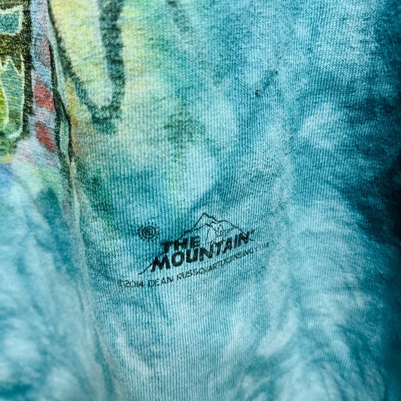 Vintage Rainforest Cafe Blue Giraffe Men’s T-Shirt Large Excellent Condition - Picture 4 of 5